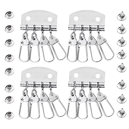 XINGLIDA 4pcs Schlüsselhalter Metal Leder Basteln Row Keyring Niethaken Patchwork Nähen Für Leder Bag Zubehör Keychain Erkenntnisse XINGLIDA 4pcs Schlüsselhalter Metal Leder Basteln Row Keyring Niethaken Patchwork Nähen Für Leder Bag Zubehör Keychain Erkenntnisse von XINGLIDA