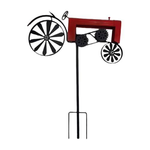 XINGLIDA Antike Metall Traktoren Windmühle Gartenverzierung Mit Spinnerrädern Eisenkunst Handwerk Windrad Für Blumenbett Landschaft Metall Windmühle Gartenverzierung XINGLIDA Antike Metall Traktoren Windmühle Gartenverzierung Mit Spinnerrädern Eisenkunst Handwerk Windrad Für Blumenbett Landschaft Metall Windmühle Gartenverzierung von XINGLIDA