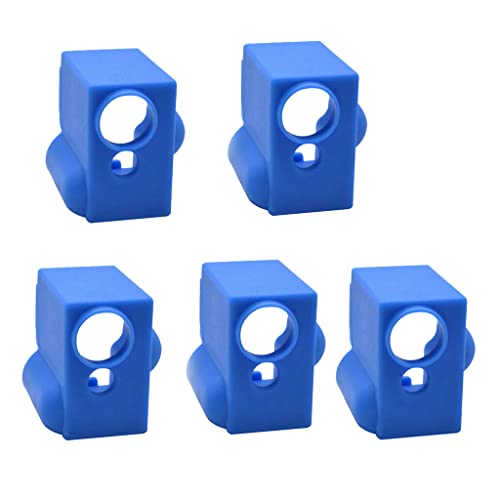 XINGLIDA Echte Langlebige Für Hot End Heizung Block Socken Extruder Düse Silikon Abdeckung (Packung Mit 5) von XINGLIDA