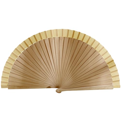 XINGLIDA Elegant Fan Modisch Klassisches Vintage Holz Handlüfter Spanischer Farbiger Klapp Fan Für Hochzeiten Und Tanzpartys Feiern Fan von XINGLIDA