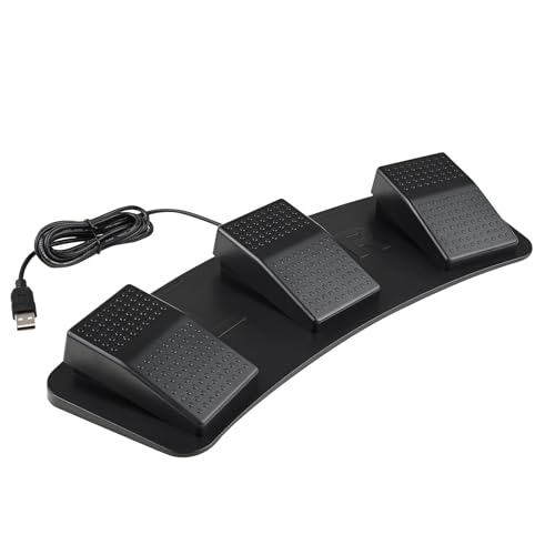 XINGLIDA FS3-P Pedal Control Switch USB Triple Foot Switch Für Tastaturmauslampe 3 Pedale Für Mit Anti Skid Oberfläche XINGLIDA FS3-P Pedal Control Switch USB Triple Foot Switch Für Tastaturmauslampe 3 Pedale Für Mit Anti Skid Oberfläche von XINGLIDA