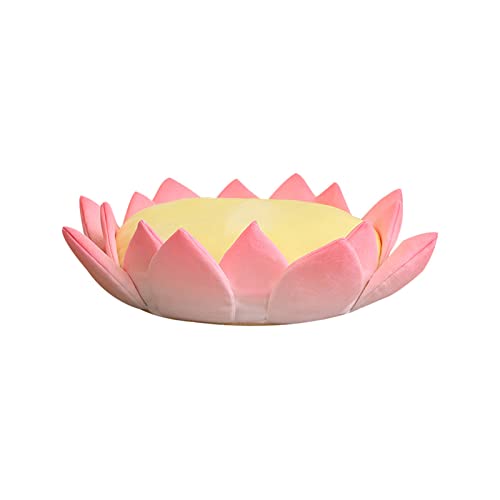 XINGLIDA Lustiges Lotusblumen Sitzkissen Weiches Plüschtier Plüsch Sitzkissen Zuhause Auto Schlafzimmer Dekorationen Kindergeschenk von XINGLIDA