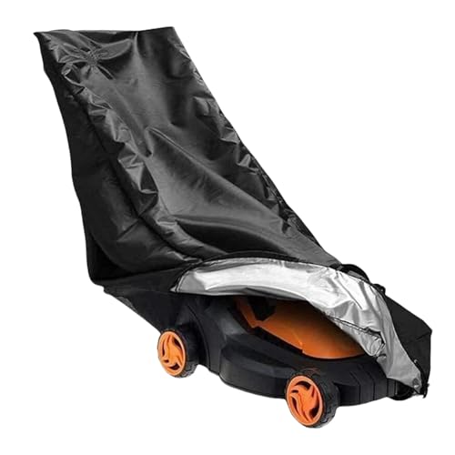 XINGLIDA Premium Rasenmäherstaubschildabdeckung Fall Rollen Mäher Verstärkte Oxford Materialien Windproftige Gurte Rasenmäherabdeckung von XINGLIDA