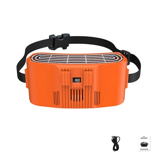XINGLIDA Tragbarer Taillenlüfter schnelles Abkühlen leichter 100 -Gang -Verstellbares tragbares Gürtelventilator XINGLIDA Tragbarer Taillenlüfter schnelles Abkühlen leichter 100 -Gang -Verstellbares tragbares Gürtelventilator von XINGLIDA