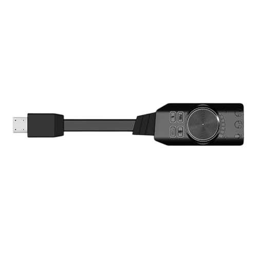 XINGLIDA USB Soundkarte Mit Virtuellem 7.1-Surround Sound Für PC Gaming Akustische Schnittstellen Externe USB Soundkarte XINGLIDA USB Soundkarte Mit Virtuellem 7.1-Surround Sound Für PC Gaming Akustische Schnittstellen Externe USB Soundkarte von XINGLIDA