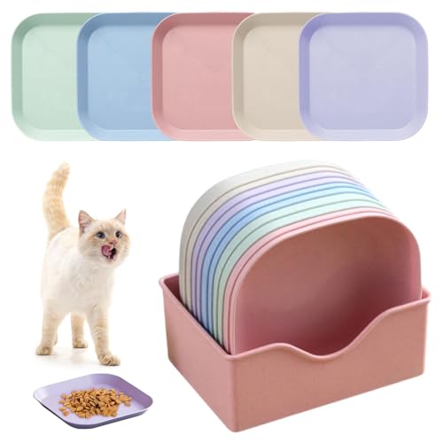 12 Stück Katzennapf, Katzennapf Flach, Fressnapf Katze Futternapf, Katzenschüssel Katzen, Bunt Katzenfutter Napfset, Futternapf katze, Katzenfressnapf, Katzennäpfe, Katzenteller, Fressnäpfe für katzen 12 Stück Katzennapf, Katzennapf Flach, Fressnapf Katze Futternapf, Katzenschüssel Katzen, Bunt Katzenfutter Napfset, Futternapf katze, Katzenfressnapf, Katzennäpfe, Katzenteller, Fressnäpfe für katzen von XINGNA
