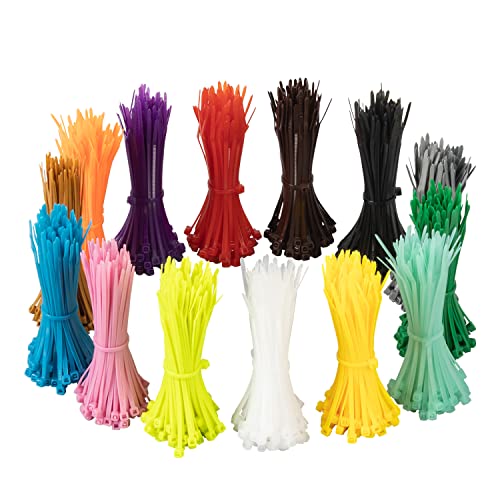 XINGO 1400 Stück Farbige Kabelbinder, 100mm x 2.5mm Kabelbinder farbig bunt, 14 Verschiedene FarbtöneKabelbinder, für Kabelmanagement,Garten Dekoration,Gartenkunst- UV-Beständig XINGO 1400 Stück Farbige Kabelbinder, 100mm x 2.5mm Kabelbinder farbig bunt, 14 Verschiedene FarbtöneKabelbinder, für Kabelmanagement,Garten Dekoration,Gartenkunst- UV-Beständig von XINGO
