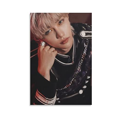 SKZ Stray Kids Felix Poster Leinwand Wandkunstdrucke Poster Foto Bild Malerei Poster Raumdekoration 30 x 45 cm von XINGSHANG