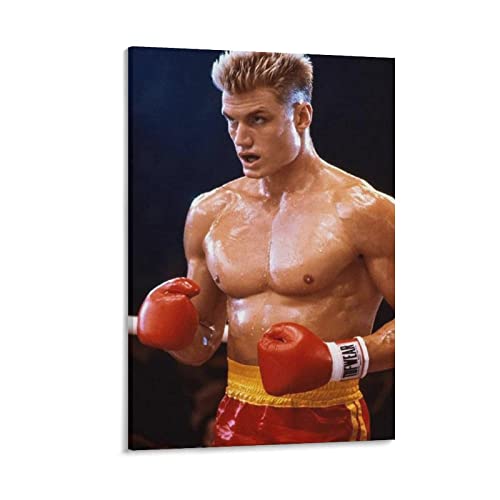 XINGSHANG Ivan Drago Boxer Poster Leinwand Kunst Poster und Wandkunst Bild Druck Moderne Familie Dekor Poster 20 x 30 cm von XINGSHANG