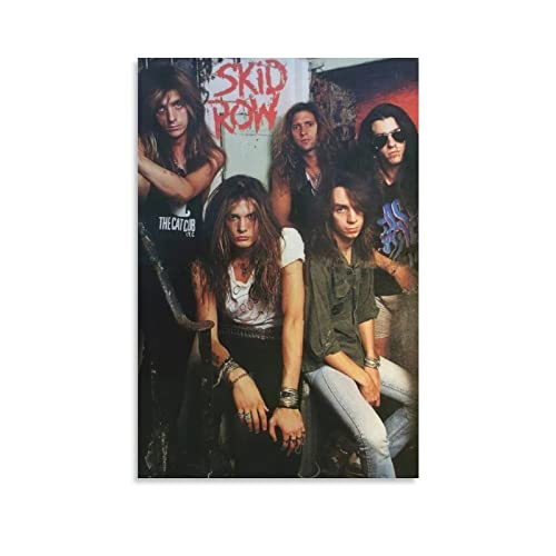 XINGSHANG Skid Row Poster Musikposter Band Poster Kunst Poster Leinwand Malerei Dekor Wanddruck Foto Zuhause Modern Dekorative Poster 40 x 60 cm von XINGSHANG