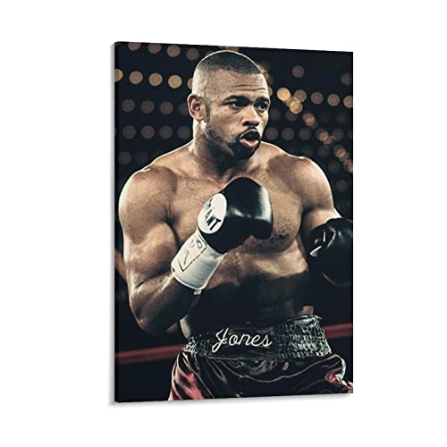 XINGSHANG Vintage Boxer Champion Roy Jones Jr Poster, coole Kunstwerke, Malerei, Wandkunst, Leinwanddrucke, hängende Bilder, Poster, 30 x 45 cm von XINGSHANG