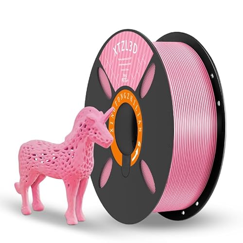 PETG+ 3D Filament 1.75 mm,PETG Plus Drucker Filament,1Spule (2.2lbs) Drucker Filament für 3D Drucken, Dimensional Genauigkeit +/- 0,02 mm,PETG+ Rosa von XINGTONGZHILIAN
