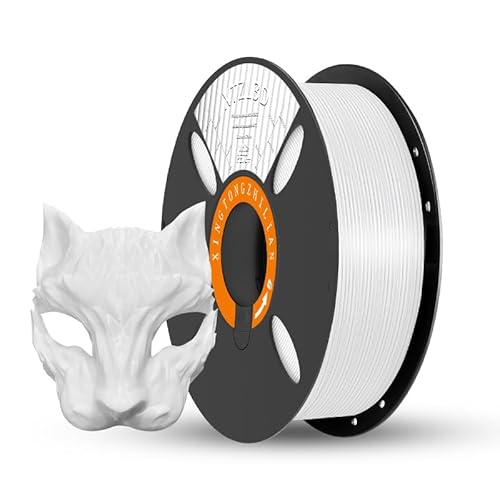 PETG+ Filament 1,75 mm, PETG+ 3D Drucker Filament 1Spule (2.2lbs), Genauigkeit +/- 0,02 mm, PETG+ (A-Weiß) von XINGTONGZHILIAN