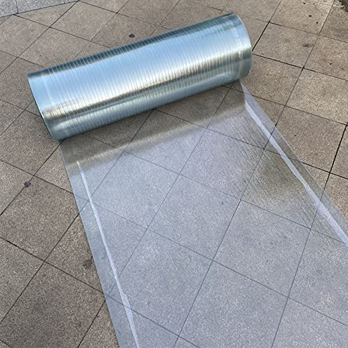 Dachpaneele Dachpfannen Gewächshausplatten Dicke 0.8mm Transparent Regenschutz Platten Vordach Überdachung,Leicht zu Biegen und zu Schneiden,mit Schrauben,Anpassbar Größe (W*L:0.5x4m) von XINGWANGG