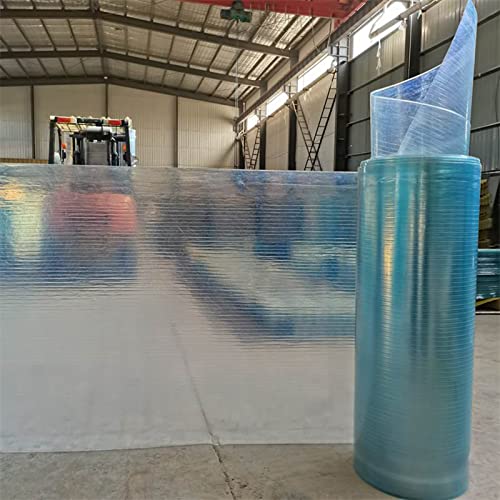 Dachplatten Transparente Wasserdichte Platten,Vordach für Dach,Überdachung Dachblech für Gerätehaus,Garten,Gewächshaus,Leicht zu biegen und zu Schneiden,Anpassbar Größe (W*L:0.7x2m) von XINGWANGG