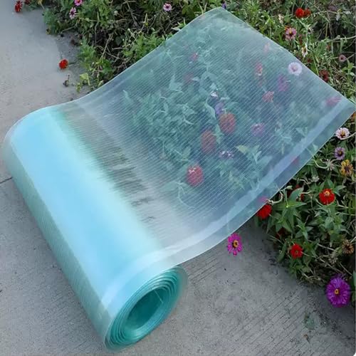 XINGWANGG Polycarbonatplatten Kunststoff Dachplatte,Klar Glasfaserplatte,Regenfest Verkleidungspaneele,Für Garten,Frühbeet,Vordächern,Einfaches Schneiden (0,8m x 9m) von XINGWANGG