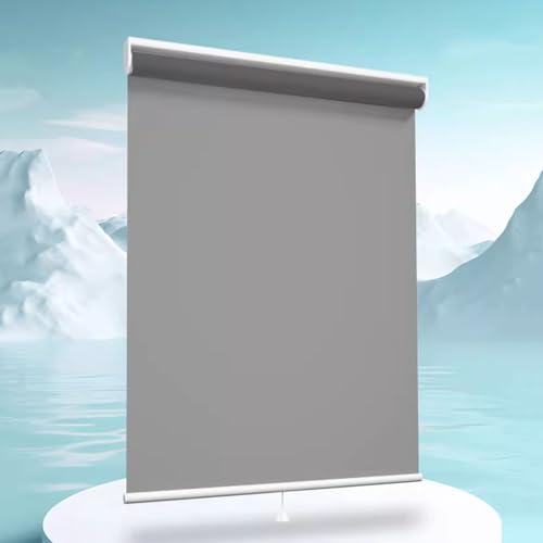 XINGWANGG Schnurlose Rollos Verdunkelungsrollo für Fenster,Raumverdunkelung Jalousien mit Federsystem,Blickdicht Hitzeschutz Vorhang,für Schlafzimmer,Anpassbar,Breite x Höhe (50cm x 260cm) von XINGWANGG
