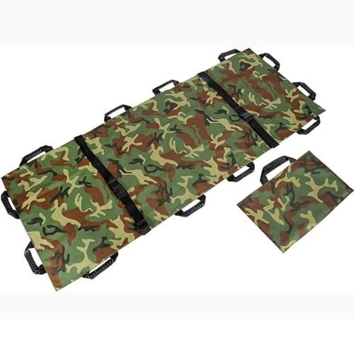 Tragbare Rettungstrage Einfache Weiche Trage Für Den Heimgebrauch Wasserdichtes Oxford-Gewebe Mit 12 Verstärkten Handschlaufen Geeignet Für Den Krankenhaustransport Von Patienten(Camouflage) von XINGYAOXS