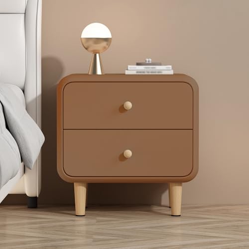 XINGYAOXS Nachttische Aus Massivholz Für Das Schlafzimmer Beistelltisch Für Das Schlafzimmer Nachttische Mit Schublade Und Regalen Lederoberfläche Keine Installation Erforderlich(Khaki,45cm/17.7in) XINGYAOXS Nachttische Aus Massivholz Für Das Schlafzimmer Beistelltisch Für Das Schlafzimmer Nachttische Mit Schublade Und Regalen Lederoberfläche Keine Installation Erforderlich(Khaki,45cm/17.7in) von XINGYAOXS