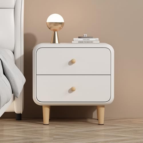 XINGYAOXS Nachttische Aus Massivholz Für Das Schlafzimmer Beistelltisch Für Das Schlafzimmer Nachttische Mit Schublade Und Regalen Lederoberfläche Keine Installation Erforderlich(White,45cm/17.7in) XINGYAOXS Nachttische Aus Massivholz Für Das Schlafzimmer Beistelltisch Für Das Schlafzimmer Nachttische Mit Schublade Und Regalen Lederoberfläche Keine Installation Erforderlich(White,45cm/17.7in) von XINGYAOXS