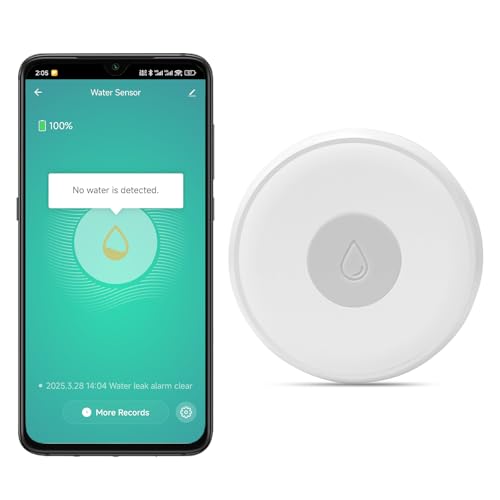 Wassermelder Wassersensor Drahtloser Wasseralarm Melder für Küchen Keller Waschbecken Boden und Pools Tuya ZigBee Alexa Google Home einfache Installation Wassermelder Wassersensor Drahtloser Wasseralarm Melder für Küchen Keller Waschbecken Boden und Pools Tuya ZigBee Alexa Google Home einfache Installation von XINHAOSI