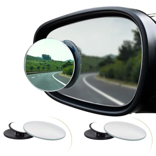 XINHONGJIMAOYI 2 Stück Auto Toter Winkelspiegel für Seat Leon XCELLENCE ab Bj.2020,Blind Spot Mirrow,Weitwinkelspiegel,Rahmenlos Rund 360° Verstellbar HD Konvex Spiegel XINHONGJIMAOYI 2 Stück Auto Toter Winkelspiegel für Seat Leon XCELLENCE ab Bj.2020,Blind Spot Mirrow,Weitwinkelspiegel,Rahmenlos Rund 360° Verstellbar HD Konvex Spiegel von XINHONGJIMAOYI
