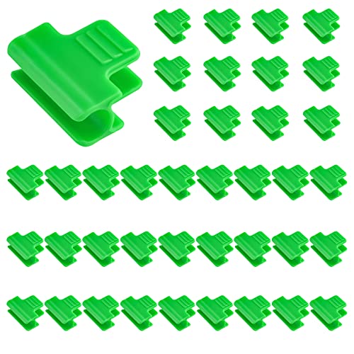 XINMEIWEN 40Stück Gewächshaus Klammern Garten Klammern Film Row Cover Clips Frame Shading Net Rod Clip für Saison Pflanze Erweiterung Unterstützung (11 mm) von XINMEIWEN