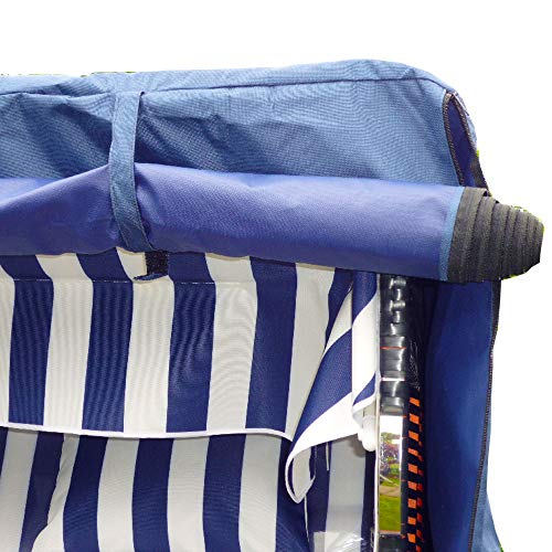 Luxus XXXL Strandkorbhülle Strandkorbschutzhülle Premium Strandkorb Schutzhülle Bootsplane 165cm B x 165cm H x 100cm T von XINRO® von XINRO