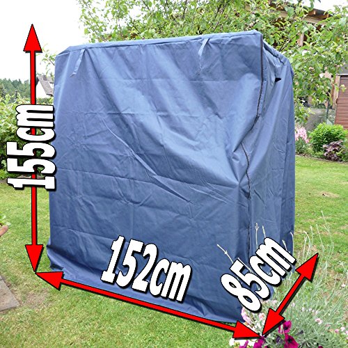 XINRO® universal XXL Strandkorbhülle grün für bis zu 152cm breite Strandkorb Schutzhülle Abdeckhaube Abdeckplane Strandkorbhaube… von XINRO