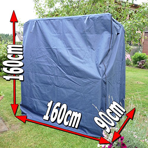 XINRO® universal XXXL Strandkorbhülle aus Bootsplane für bis zu 160cm breite Strandkorb Schutzhülle Abdeckhaube Abdeckplane Strandkorbplane… von XINRO