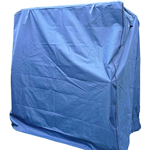 XINRO universal XXL Premium Strandkorb Schutzhülle Strandkorbhülle Strandkorbhaube - Blau - für alle Strandkörbe bis 135cm breite - Strandkorbschutzhülle Abdeckhaube Abdeckplane Strandkorbplane von XINRO