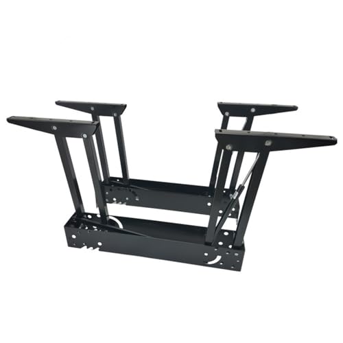 Couchtisch-Hebemechanismus, klappbares Federscharnier, Hardware, hydraulischer Oberrahmen für DIY-umwandelbaren Schreibtisch, Doppelgestänge-Verriegelung, Stahl(660mm) von XINRUI