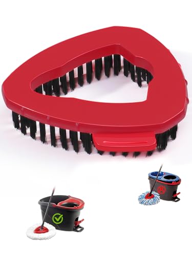 1 Stück Schrubber Kompatibel Mit Vileda Turbo Spin EasyWring Multifunktionsbürstenkopf Bodenwischer Scheuerbürste Badezimmer von XINSHIKEJI