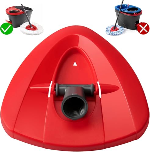 1 Stück Wischmopp Ersatzkopf Kompatibel Mit Vileda Turbo EasyWring 2-in-1 Rotierende Dreieck Mop Kopf Abdeckung Ersatz für Spin Mop Zubehör, Rot 1 Stück Wischmopp Ersatzkopf Kompatibel Mit Vileda Turbo EasyWring 2-in-1 Rotierende Dreieck Mop Kopf Abdeckung Ersatz für Spin Mop Zubehör, Rot von XINSHIKEJI