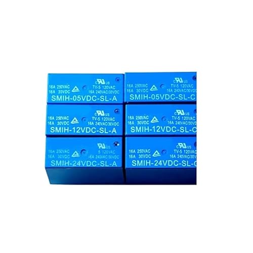 10pcs/Lot SMIH-05VDC-SL-C SMIH-05VDC-SL-A SMIH-12VDC-SL-A SMIH-24VDC-SL-A SMIH 5V 12V 24V 16A 250V 6pin/8pin Relays(SMIH-24VDC-SL-C 8pin) von XINSHILING