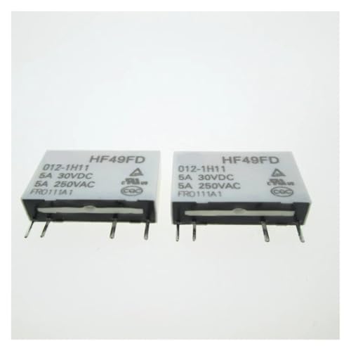 12V relay HF49FD 012-1H11 HF49FD-012-1H11 JZC-49F 012-1H11 5A 12vdc DC12V 12V 250VAC 5A 30VDC DIP4(Taglia unica) von XINSHILING