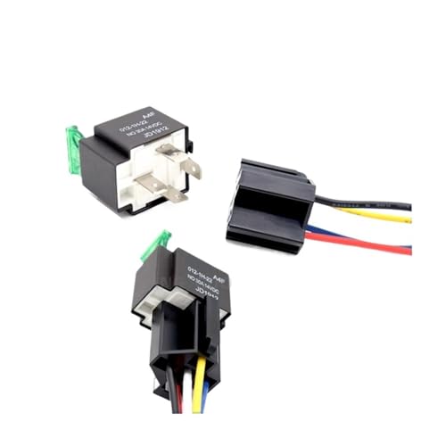 1PCS JD1912 JD1914 30A 12V 24V 4pin 5Pin Car Relay With socket For modifying headlight air conditioning Relay(24V 4p With socket) von XINSHILING