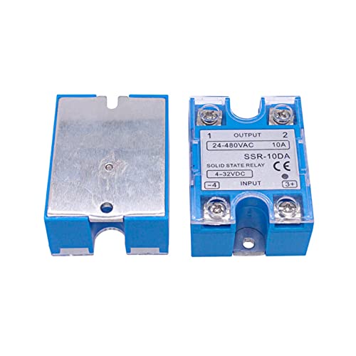 1PCS SSR 10/25/40/60/80/100/120DA DD Control AC/DC Control DC SSR White or Blue Shell Single Phase Solid State Relay(25DA) von XINSHILING