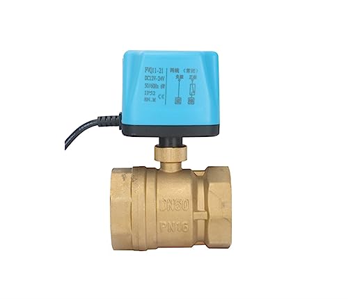 2 Zoll normalerweise geschlossen/offen motorisierter Kugelhahn 220 V 12 V 24 V 2-Draht-elektrischer Kugelhahn Messing ersetzen Magnetventil 1 Stück(NORMALLY CLOSED-220VAC) von XINSHILING