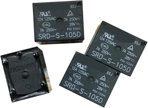 20PCS SRD-S-105D 5V 5VDC DC5V 12A SRD-D Relay DIP 5PIN 1-CH 0.36W von XINSHILING
