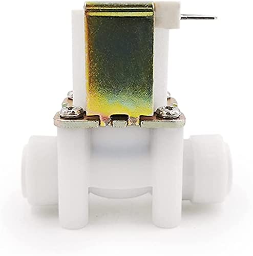 2Pcs 1/4 3/8 Zoll Wasser Magnetventil 12V/24V/220V Normal Geschlossenes Ventil Schlauch rohr Schnelle Verbindung Wasser Umkehrosmose System Nützlich(Oro,1/4Inch) von XINSHILING