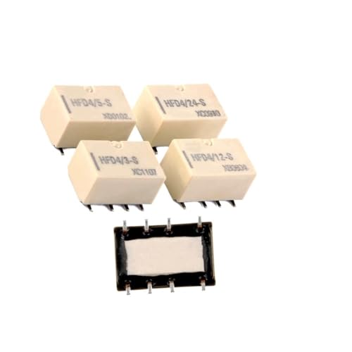 5PCS/Lot HFD4-3-S HFD4-5-S HFD4-12-S HFD4-24-S HFD4/3/5/12/24-S 3/5/12/24VDC 8-pin Signal Relay(5PCS HFD4-12-S) von XINSHILING