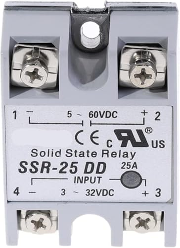 DC-DC Single Phase Solid State Relay SSR-25DD DC DC SSR Module 25A DD Input Voltage 3-32V DC to 5-60V DC Output Load SSR 25DD von XINSHILING