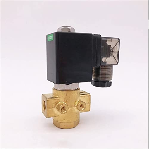 Normalerweise offenes 16-bar-Messing-Hochtemperatur-Dampf-2-Wege-Magnetventil, 1/8 Zoll, 12 VDC, Öffnung 2,5 mm, direkt wirkend. Nützlich(12V) von XINSHILING