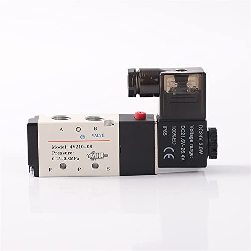 Pneumatisches Magnetventil 4V210-08 4V310-10 4V110-06 4V410-15 1St(4V210-08 AC24) von XINSHILING