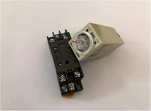 Relais Relais 1S~3Min H3Y-2 Einschaltverzögerungsrelais Halbleiter-Timer 3Min 12V/24V/36V/110V/220V(30s,AC12V) von XINSHILING