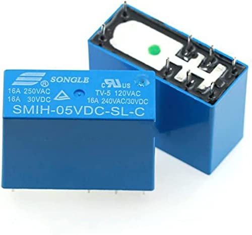 Relay 5pcs SMIH-05V 12V 24vdc-sl-a-sl-c 6-pin / 8-pin 16A Normally Open Relay)(SMIH-24VDC-SL-C-(8)) von XINSHILING