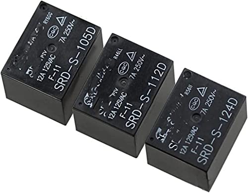 Relay DIP5 SRD-S- 105D 112D 124D 5V 12V 24V T73 10A(1 Pieces-,SRD-S-105D 5pin) von XINSHILING