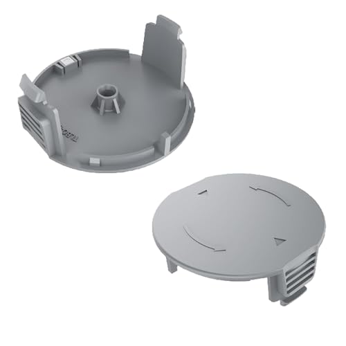 2 Stück Spulenabdeckung kompatibel mit Bosch UniversalGrassCut 18/ 18V-26/ 18V-260, 1600A01R5J Trimmerabdeckung von XINTONG