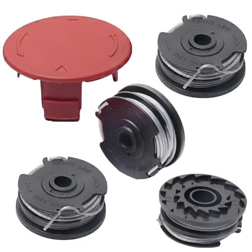 4 Stück Trimmerfadenspule+ 1 Stück Spulenabdeckung,Spulen Kompatibel für Bosch rasentrimmer ART 30–36 LI, ART 30, ART 27 und ART 24. 4 Stück Trimmerfadenspule+ 1 Stück Spulenabdeckung,Spulen Kompatibel für Bosch rasentrimmer ART 30–36 LI, ART 30, ART 27 und ART 24. von XINTONG